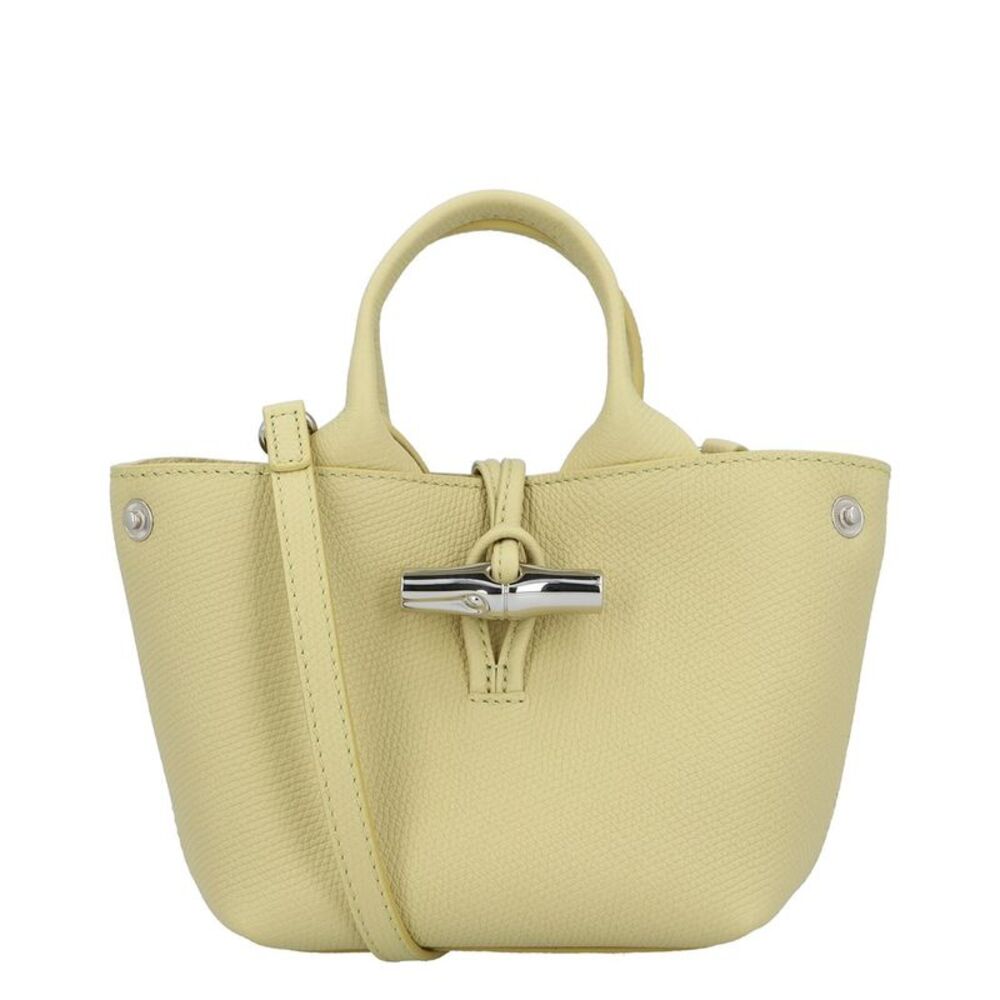Longchamp Le Roseau Xs Leather Handbag, Green